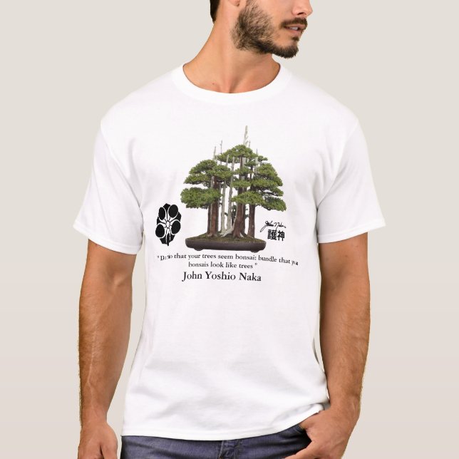 T-shirt John Yoshio Naka BONSAÏ GOSHIN (Devant)