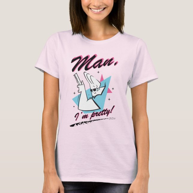 T-shirt Johnny Bravo - Homme Je suis assez Retro Graphic (Devant)