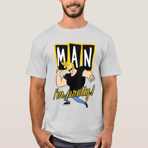 T-shirt Johnny Bravo - Man I'm Pretty