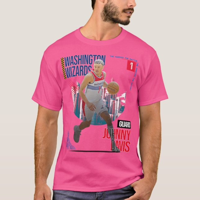 T-shirt Johnny Davis Basketball Arts Wizards 2 (Devant)