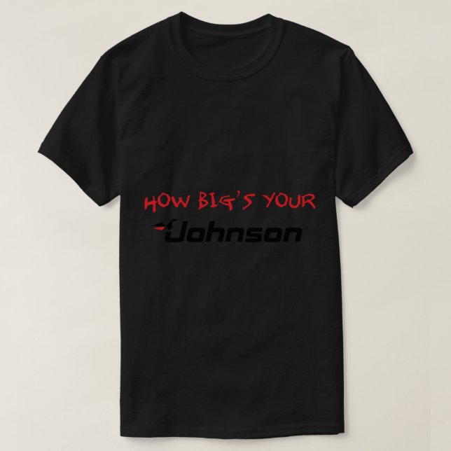 T-shirt Johnson Outboard cadeau drôle et humoristique pour (Design devant)