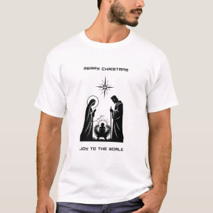 T-Shirt « Joie au Monde » Crèche minimaliste