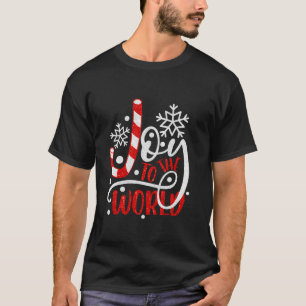 T-shirt Joie Au Monde Snowflakes Pajama Noël Noël