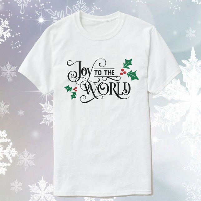 T-shirt Joie Au Noël Mondial (Créateur téléchargé)
