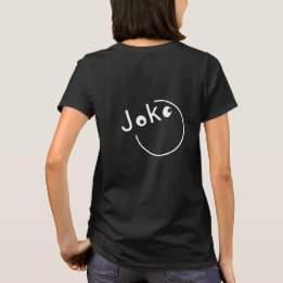 T-shirt Joie Bonjour Déplacer Blanc Fun Typographie Visage