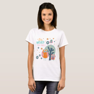 T-shirt Joie Chouette Bizarre Citation Inspiritisme T-Shir