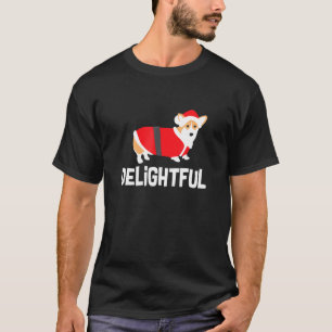 T-shirt Joie de Noël Corgi Vacances Délicieuses