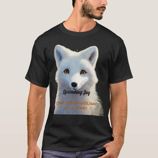 T-shirt Joie de propagation Arctic Fox vacances (Devant)