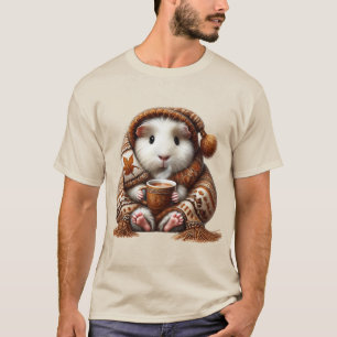 T-shirt Joie de vivre du cobaye : se détendre avec une tas