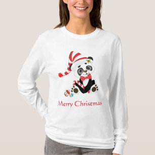 T-shirt Joie Noël Panda Cute