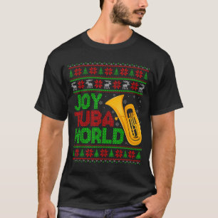 T-shirt Joie Tuba Amoureux de Musique du Monde Xmas Tuba N