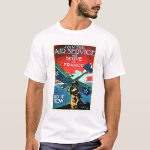 T-shirt Joignez le service aérien et servez en France