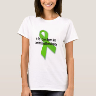 T-shirt Joignez l'enregistrement de donateur de moelle