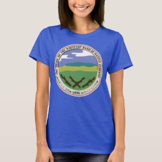 T-shirt Joint/logo de Whitetop sur l'arrière - plan de