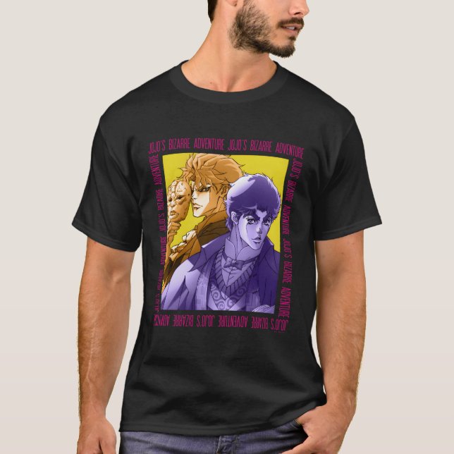 T-shirt Jojo Phantom Sang Jonathan Joestar Dio Brando Sto (Devant)