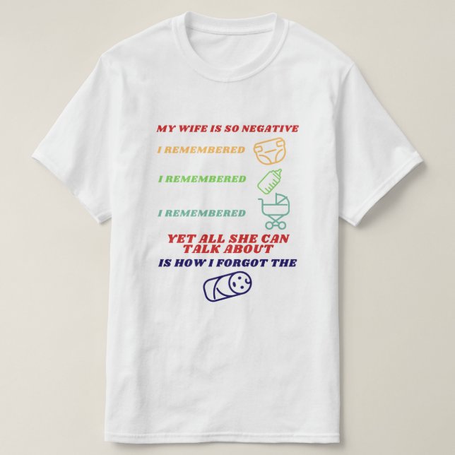 T-shirt Joke papa #02 (B) (Design devant)