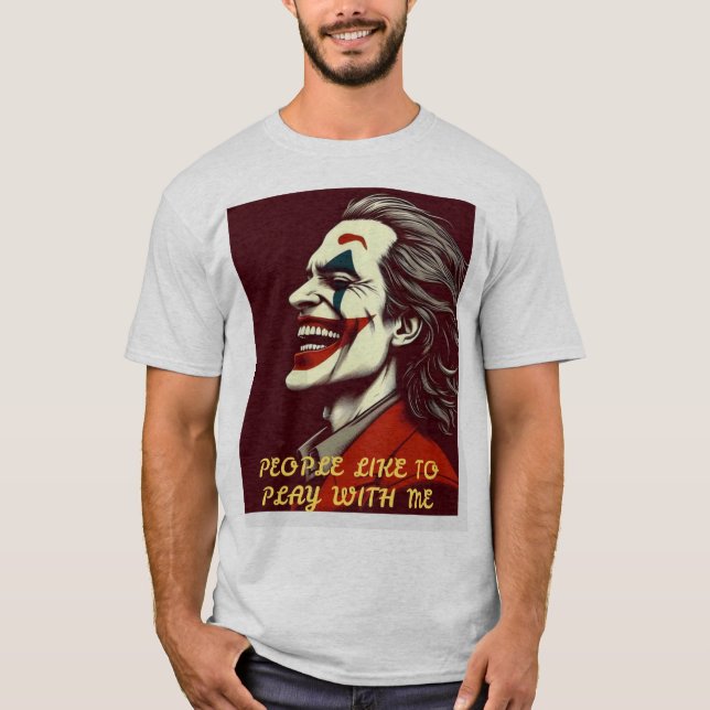T-shirt Joker Joueur - Aquarelle Laver Dream Tee (Devant)