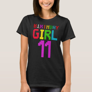 T-shirt Joli 11e anniversaire Cadeau 11 ans Bâtiment de bl