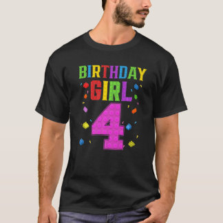 T-shirt Joli 4e anniversaire 4 ans Bâtiment de l'édifice V