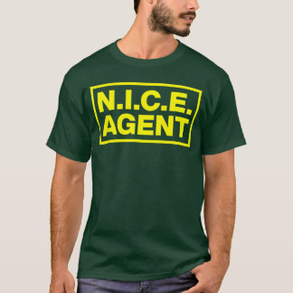 T-shirt Joli Agent Officiel Membre Heureux Costume de Prot