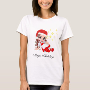 T-shirt Joli ange de Noël fée et étoiles