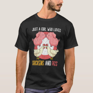 T-shirt Joli animal de ferme Filles d'agriculteur Femmes C