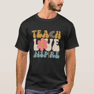 T-shirt Joli Apprendre L'Amour Et Inspirer Graphic_7