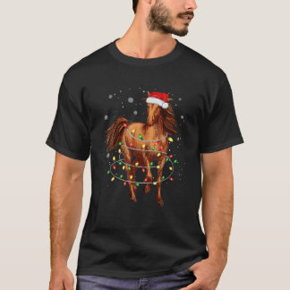 T-shirt Joli arbre de Noël lumières amusantes Noël Jeu de 