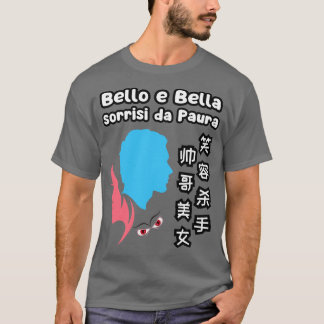 T-shirt Joli beau tueur souriant chinois italien