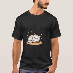 T-shirt Joli bébé chat endormi -