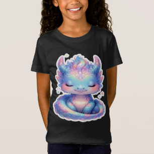 T-Shirt Joli bébé dragon pastel