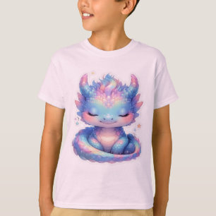 T-shirt Joli bébé dragon pastel
