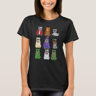 T-shirt Joli Bouledogue Français Joy Halloween Chiens Pug