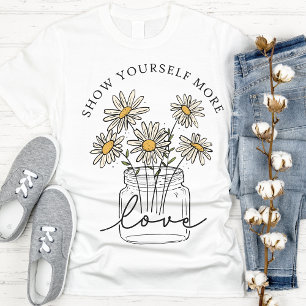 T-shirt Joli Bouquet Fleur sauvage Vintage