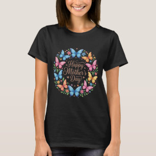 T-shirt Joli cadeau de papillon pour la fête des mères pou
