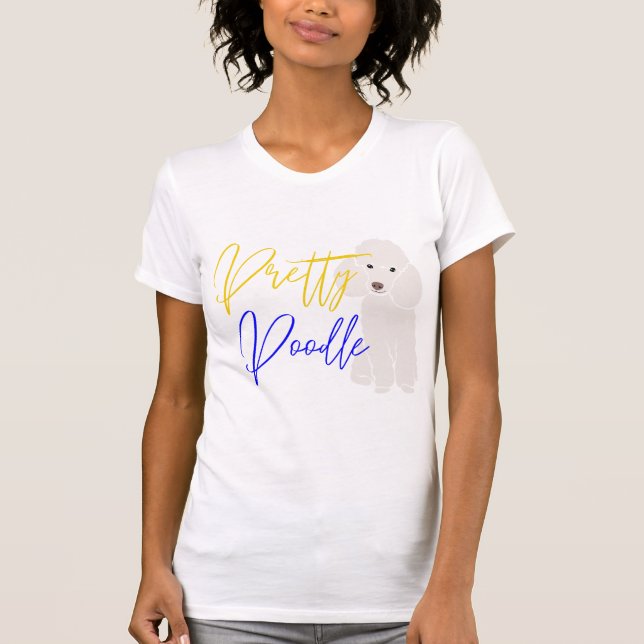 T-shirt Joli caniche (Devant)