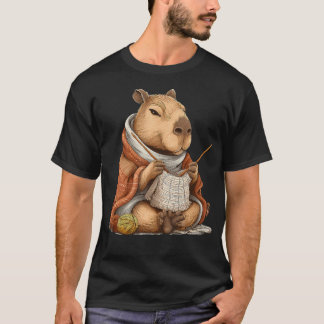 T-shirt Joli Capybara Tricot Pour Garçons Et