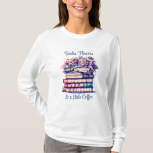 T-shirt Joli carnet d'antiquités et Roses Vintages