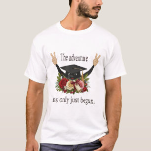 T-shirt Joli Casquette de Remise de Diplôme Floral L'Ave