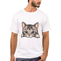 Joli chat à cache-cache
