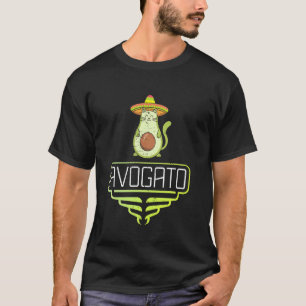 T-shirt Joli chat Avogato Sombrero Drôle Cinco de Mayo Fem
