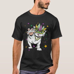 T-shirt Joli Chat de Mardi Gras Citations de Mardi Gras C