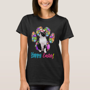 T-shirt Joli chat smoking & oreilles de lapin Œufs de Pâqu