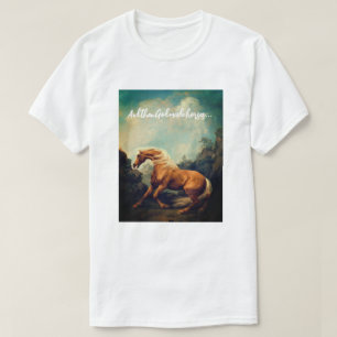 T-shirt Joli cheval Palomino