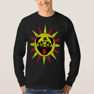 T-shirt Joli Chien Chien Coquelicot Souriant Carlin Soleil