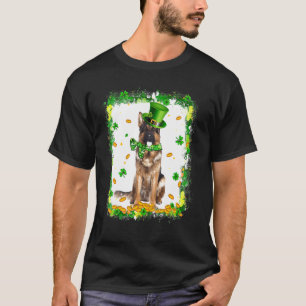 T-shirt Joli chien de berger allemand St Patricks Day Irla