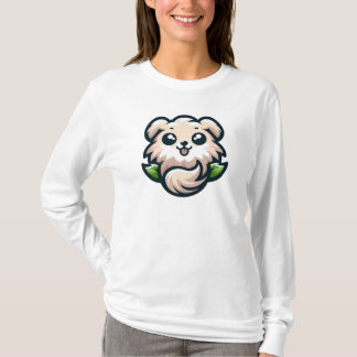 T-shirt Joli Chiot, Adorable Conception Pour Animaux De Co