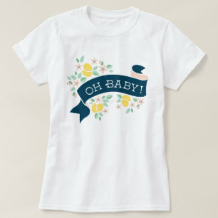 T-shirt Joli citron jaune Oh Baby shower