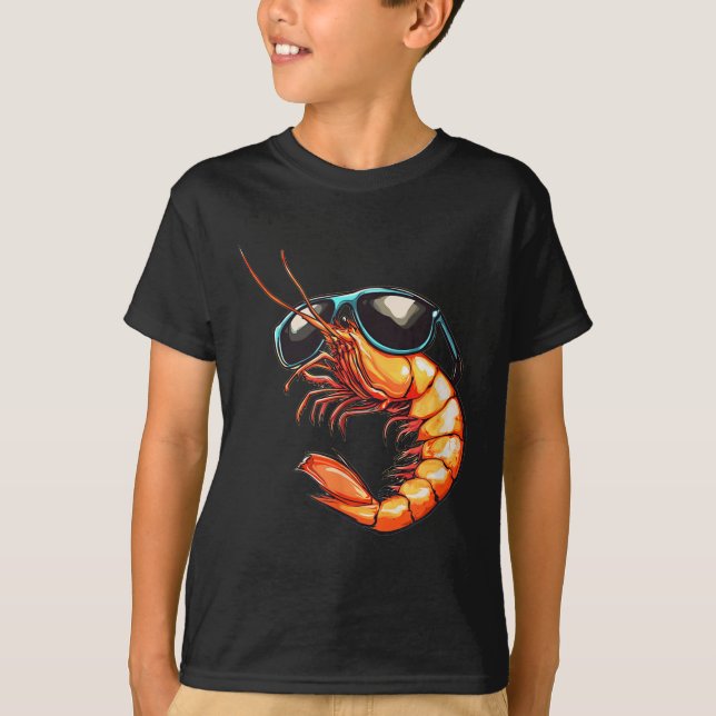 T-shirt Joli costume de crevette (Devant)