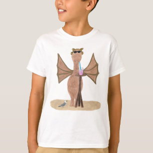 T-shirt Joli design d'été : dragon à la plage pour enfants